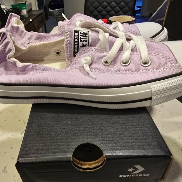 Converse Chuck Taylor All Star Shoreline Slip Womens Casual Shoes 9 Amethyst - Picture 6 of 16